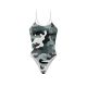 Maillot de bain femme camo gris