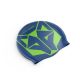 Bonnet de bain Electric Blue / Fluo Green