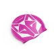 Bonnet de bain Fluo Pink / White