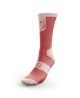 CHAUSSETTE MULTISPORT - OTSO - chaussettes hautes rose saumon et rose corail