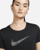 T-SHIRT W DF SWOOSH HBR NIKE NOIR