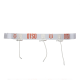 Ceinture Race Unisexe Blanc & Orange